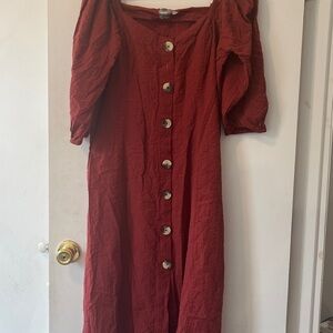 ASOS Button Down Seersucker Dress